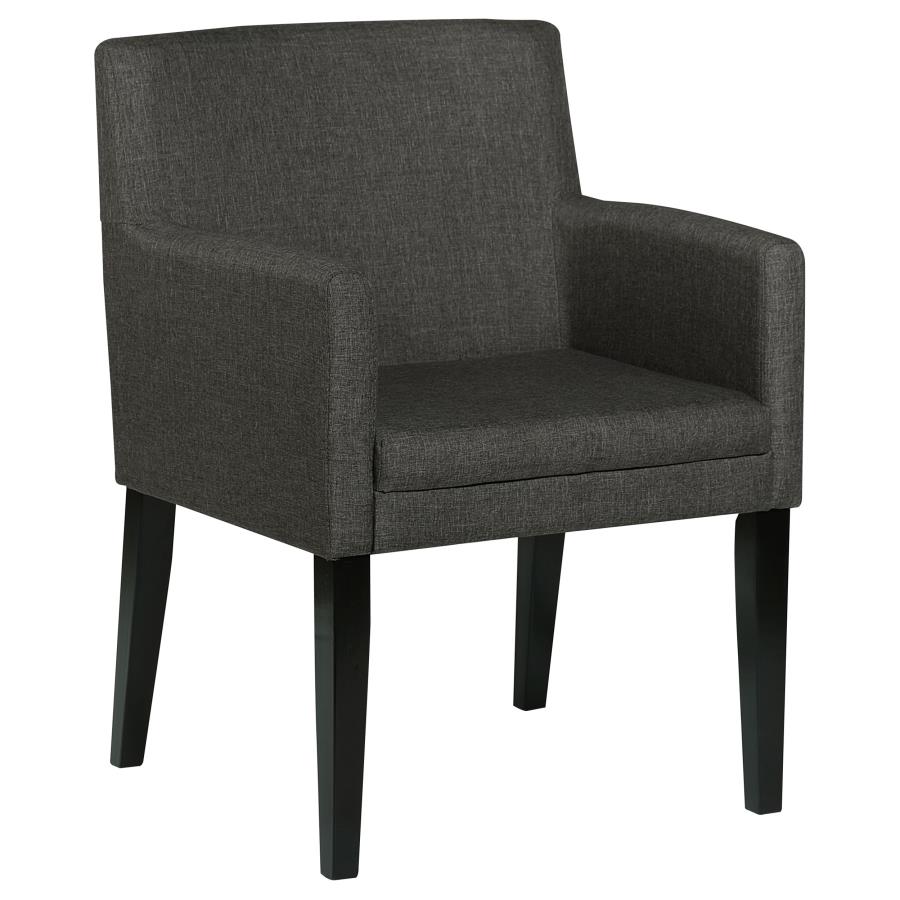 Catherine Upholstered Dining Arm Chair Grey (Set of 2) view 3