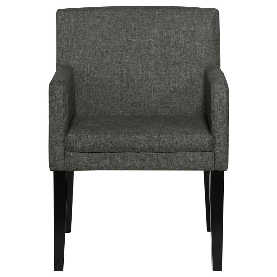 Catherine Upholstered Dining Arm Chair Grey (Set of 2) view 4