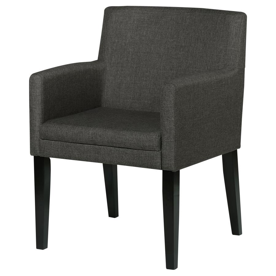 Catherine Upholstered Dining Arm Chair Grey (Set of 2) view 5