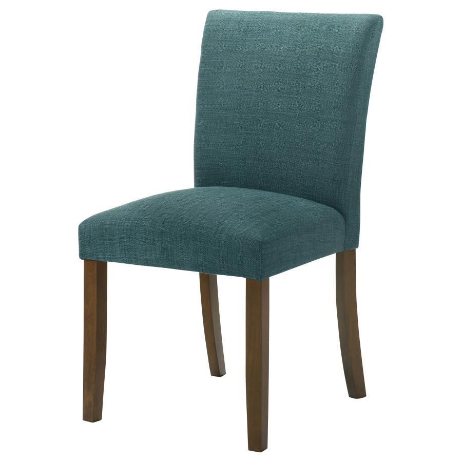 Cantley Upholstered Dining Side Chair Teal Blue (Set of 2) view 5