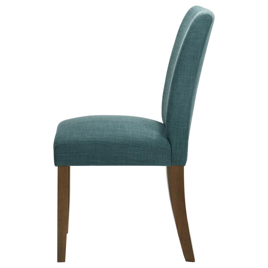 Cantley Upholstered Dining Side Chair Teal Blue (Set of 2) view 6