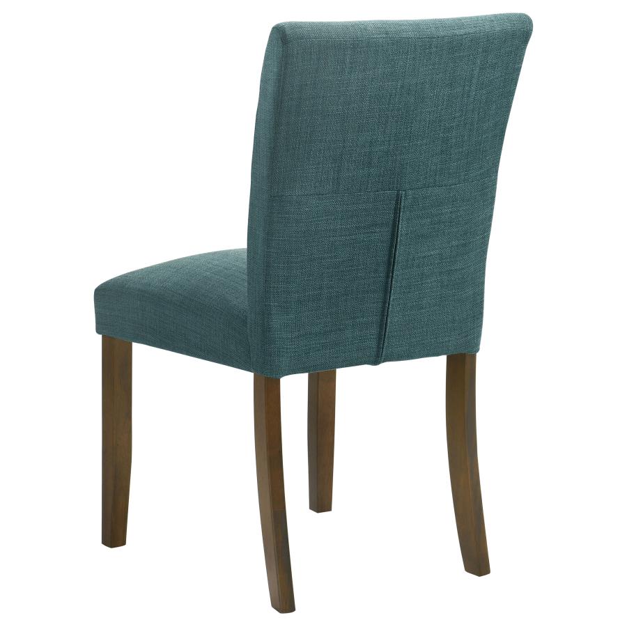 Cantley Upholstered Dining Side Chair Teal Blue (Set of 2) view 7