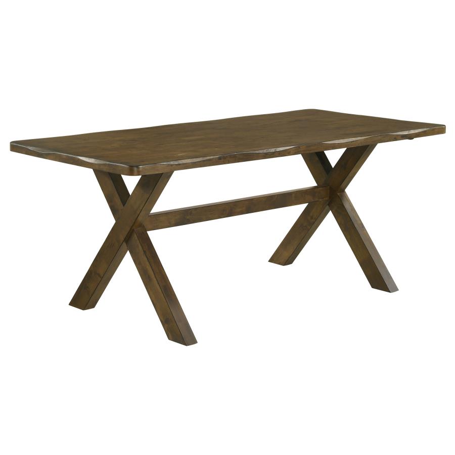 Alston 6-piece Rectangular Dining Table Set Knotty Nutmeg view 3