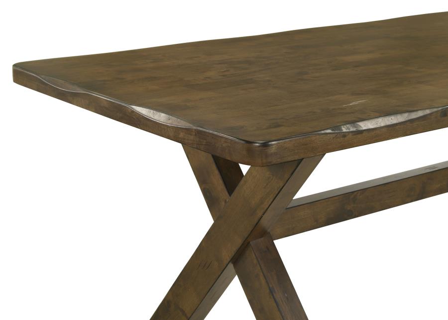 Alston 7-piece Rectangular Dining Table Set Knotty Nutmeg view 5