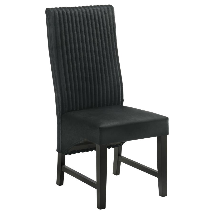 Barrand Upholstered Dining Side Chair Black (Set of 2) view 3