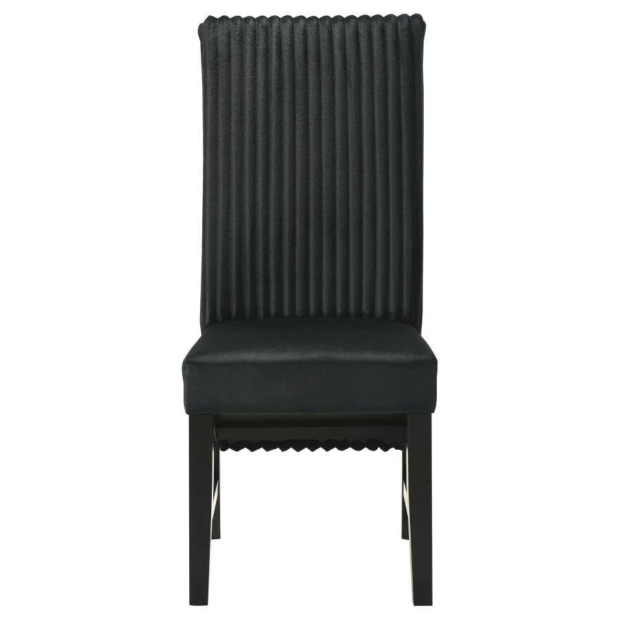 Barrand Upholstered Dining Side Chair Black (Set of 2) view 4