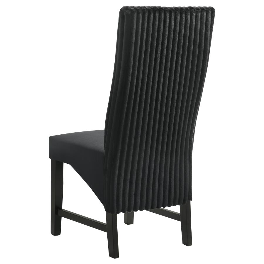 Barrand Upholstered Dining Side Chair Black (Set of 2) view 7