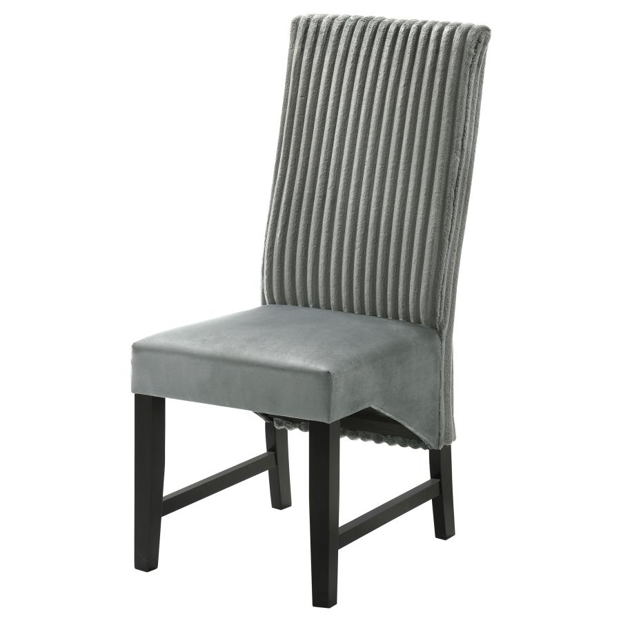 Barrand Upholstered Dining Side Chair Grey (Set of 2) view 5
