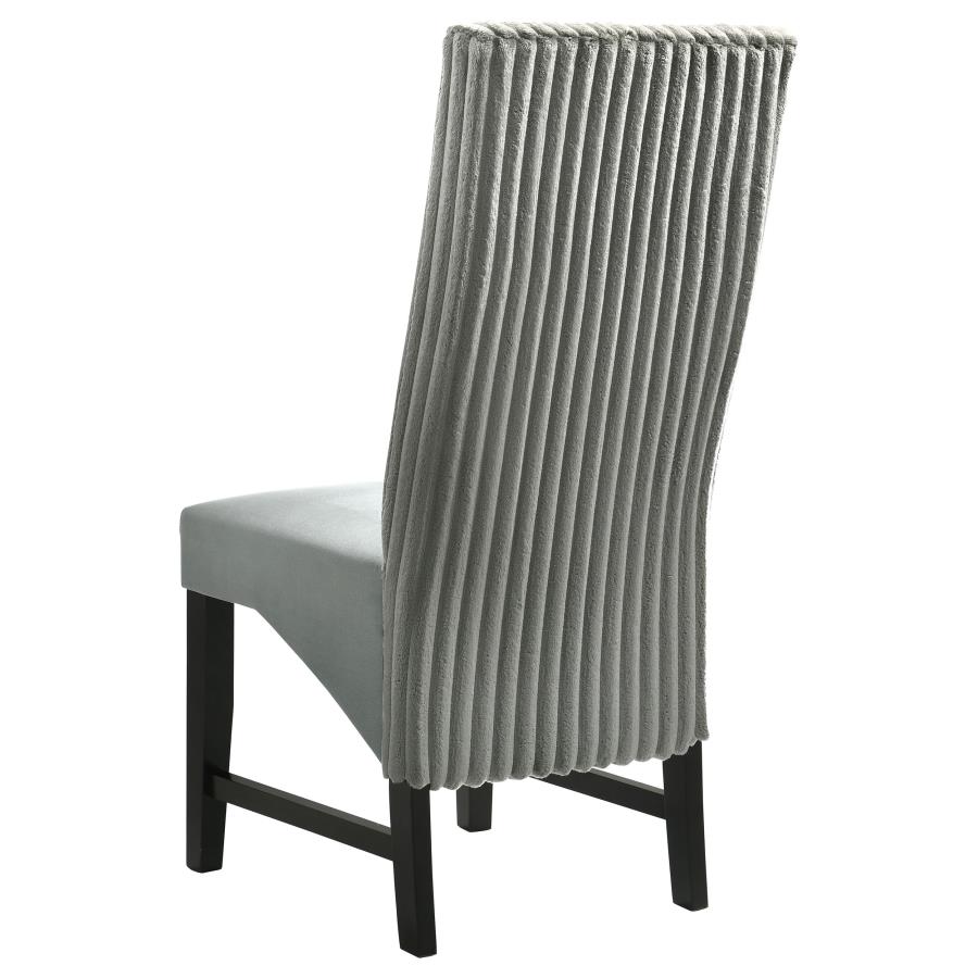 Barrand Upholstered Dining Side Chair Grey (Set of 2) view 7
