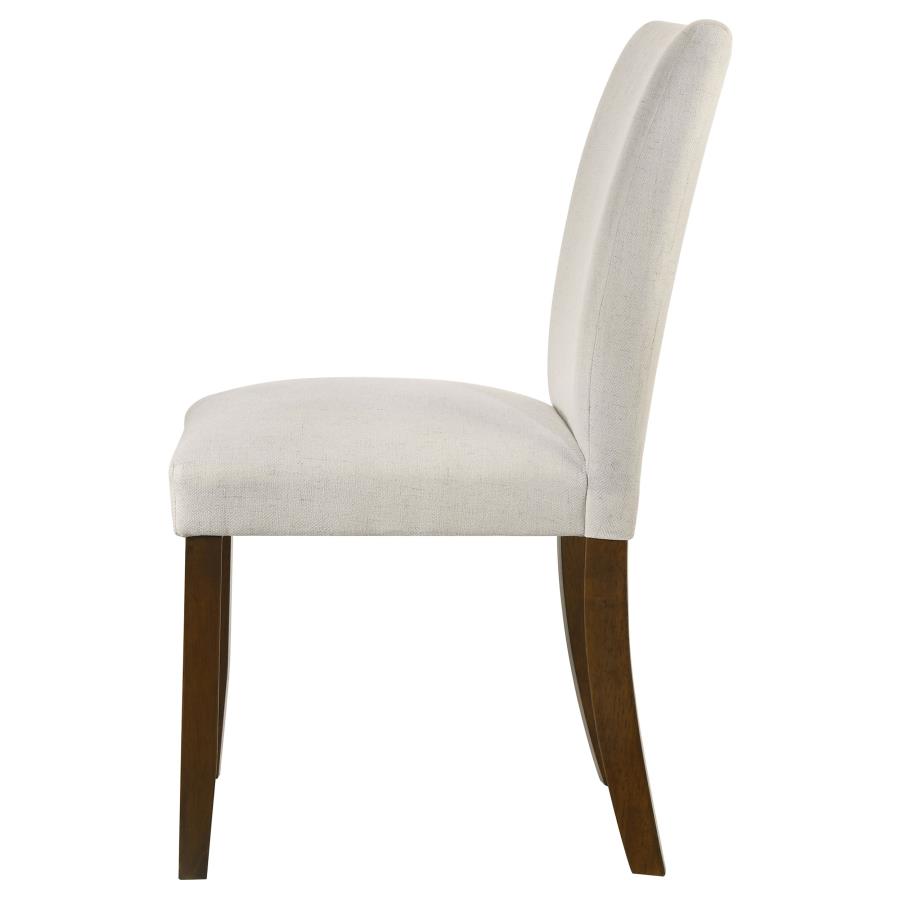 Cantley Upholstered Dining Side Chair Beige (Set of 2) view 6