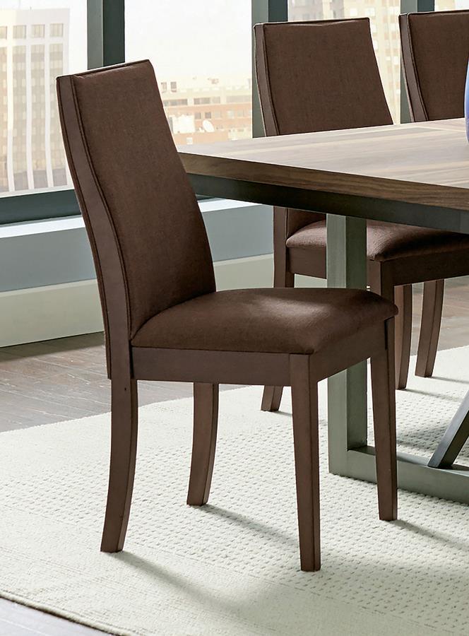 Spring Creek Upholstered Dining Chair Chocolate (Set of 2) view 2