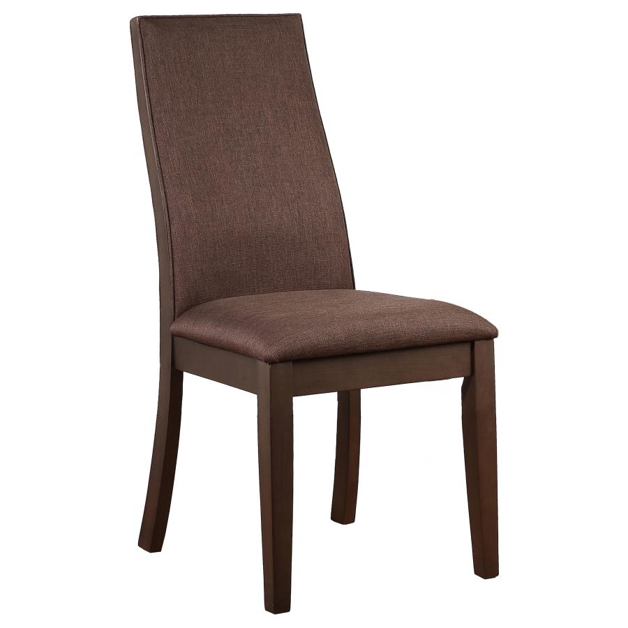 Spring Creek Upholstered Dining Chair Chocolate (Set of 2) view 3