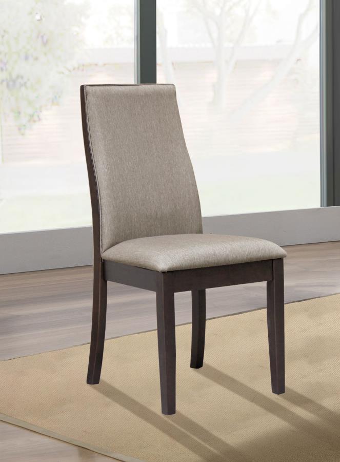 Spring Creek Upholstered Dining Chair Taupe (Set of 2) view 2