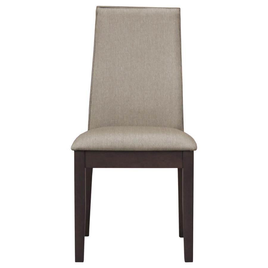 Spring Creek Upholstered Dining Chair Taupe (Set of 2) view 4