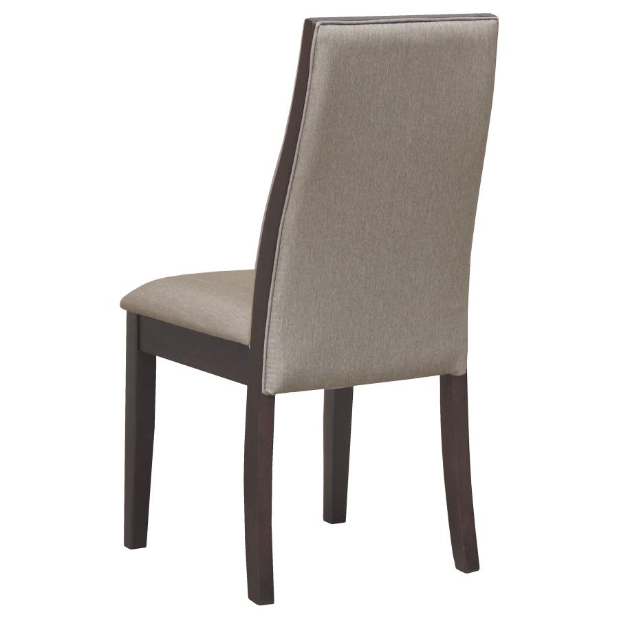 Spring Creek Upholstered Dining Chair Taupe (Set of 2) view 5