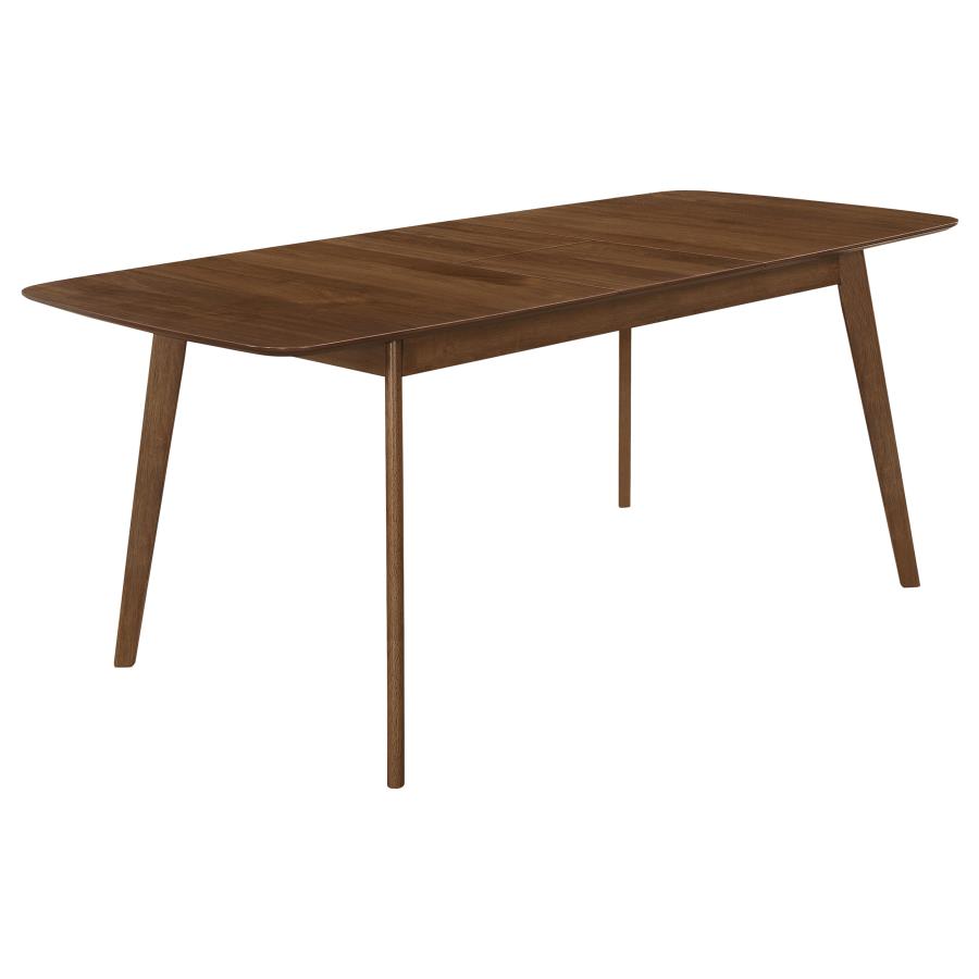 Redbridge Rectangular 5-piece Dining Set Natural Walnut view 3