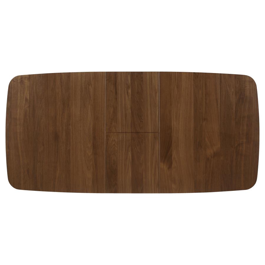 Redbridge Rectangular 5-piece Dining Set Natural Walnut view 4