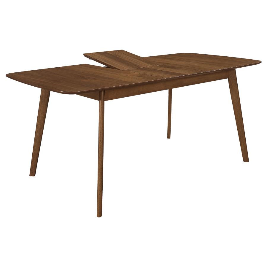 Redbridge 75-inch Extension Leaf Dining Table Natural Walnut view 3