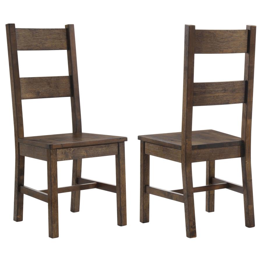 Coleman Dining Side Chair Rustic Golden Brown (Set of 2) — Dining Furniture