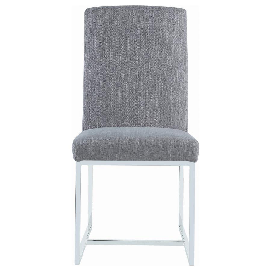Mackinnon Upholstered Dining Side Chair Grey (Set of 2) view 4
