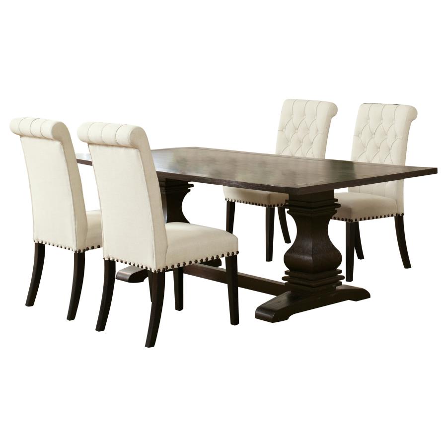 Parkins 5-piece Rectangular Dining Table Set Rustic Espresso view 2