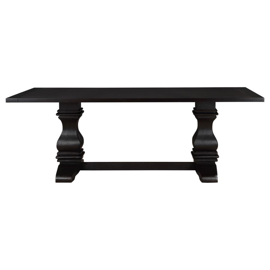 Parkins Rectangular 86-inch Dining Table Rustic Espresso view 3