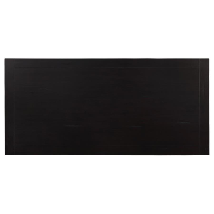 Parkins Rectangular 86-inch Dining Table Rustic Espresso view 5