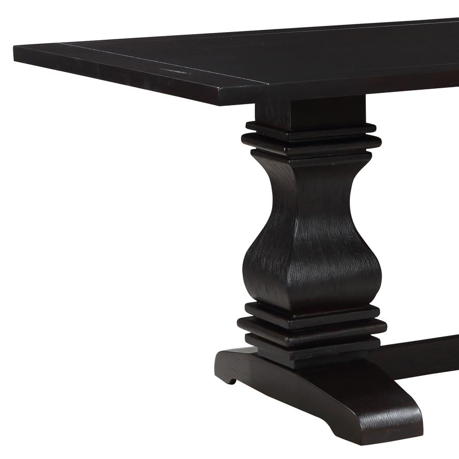 Parkins Rectangular 86-inch Dining Table Rustic Espresso view 6