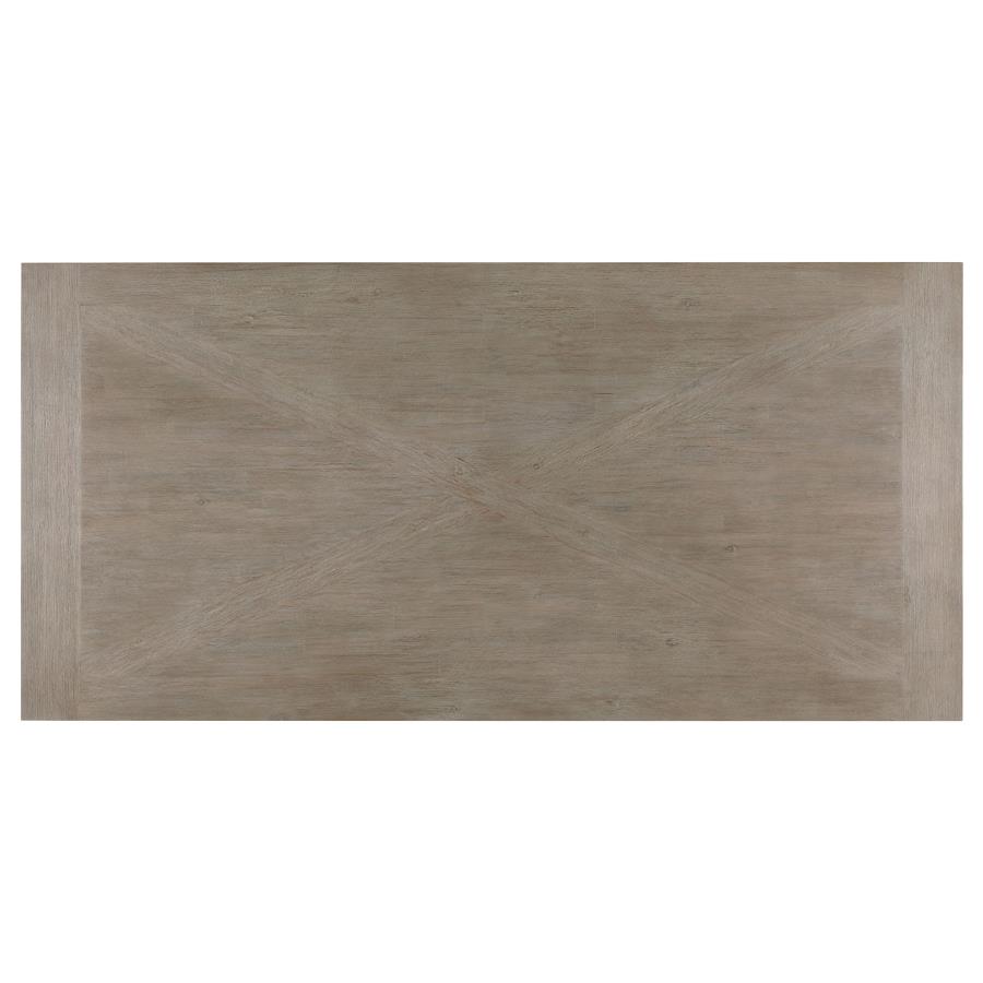 Cornelia Rectangular 82-inch Dining Table Coastal Grey view 5