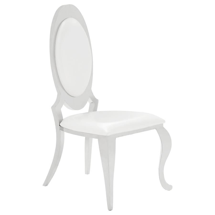 Anchorage Upholstered Dining Chair Cream White (Set of 2) view 3