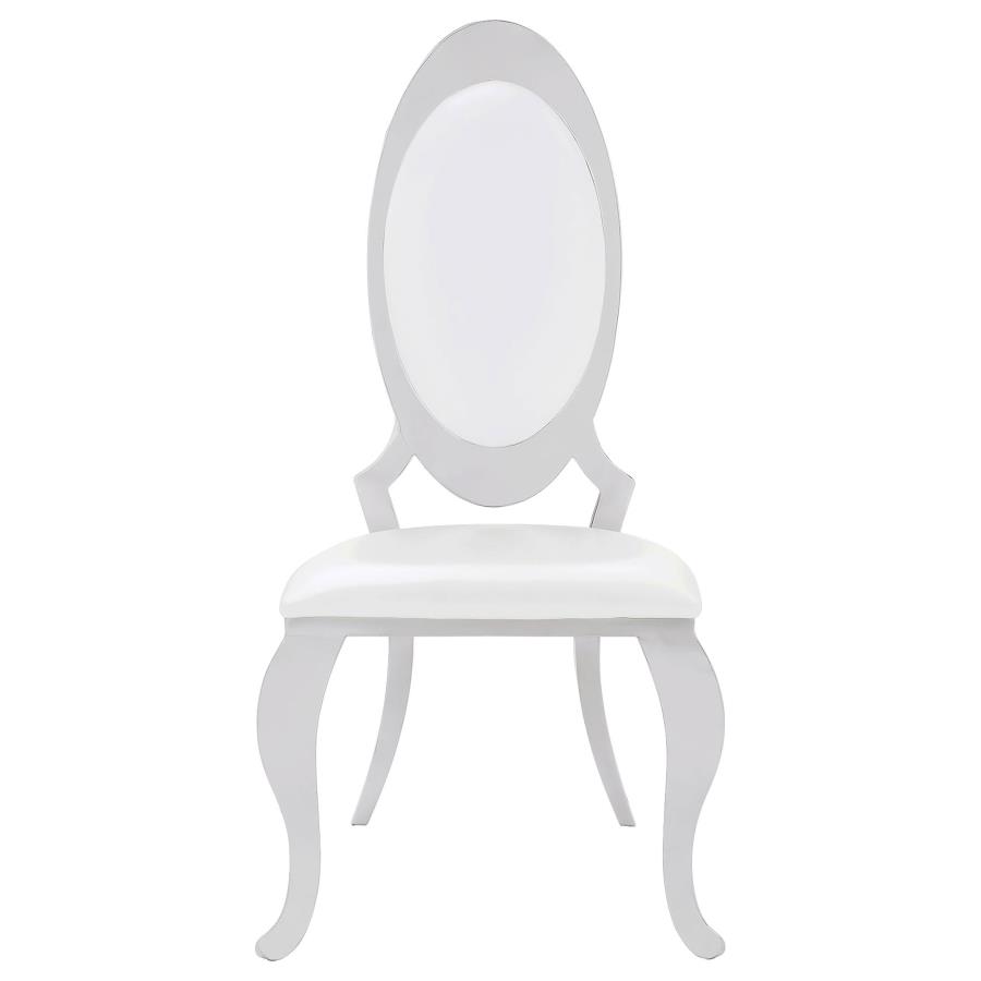 Anchorage Upholstered Dining Chair Cream White (Set of 2) view 4