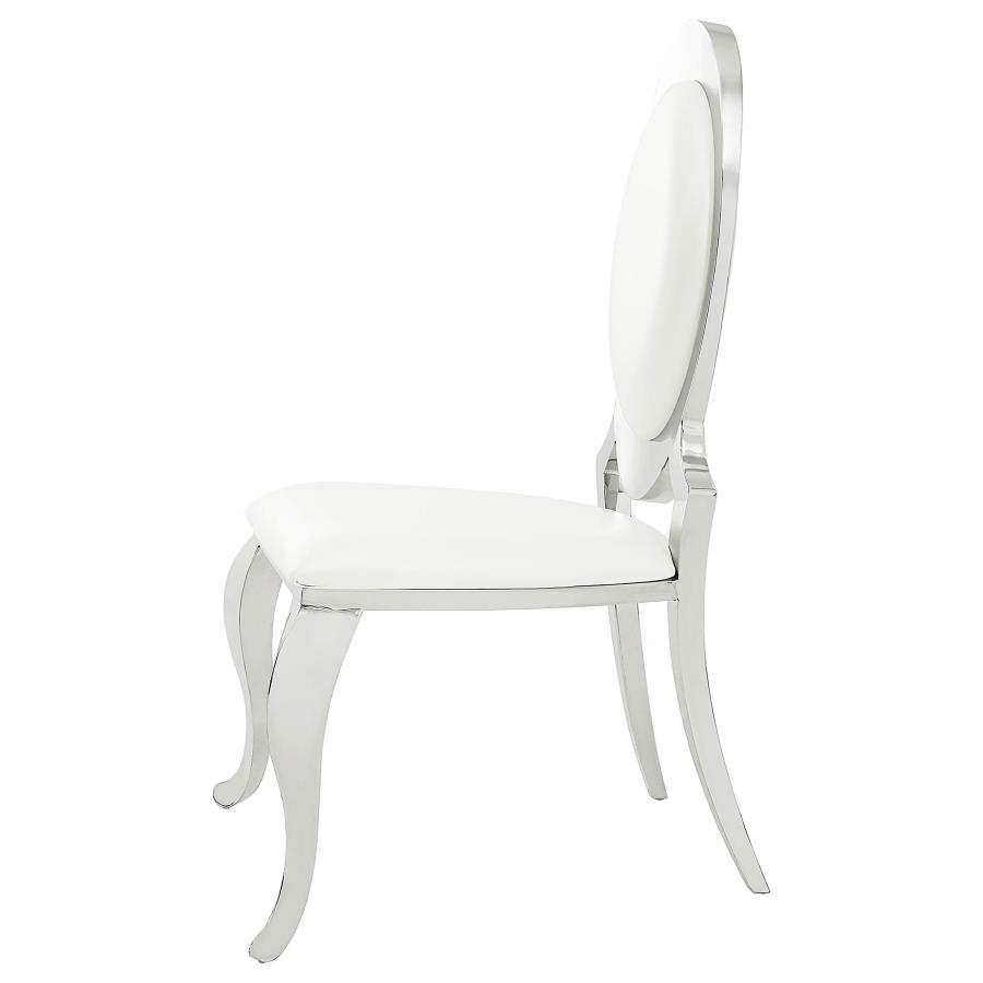 Anchorage Upholstered Dining Chair Cream White (Set of 2) view 6