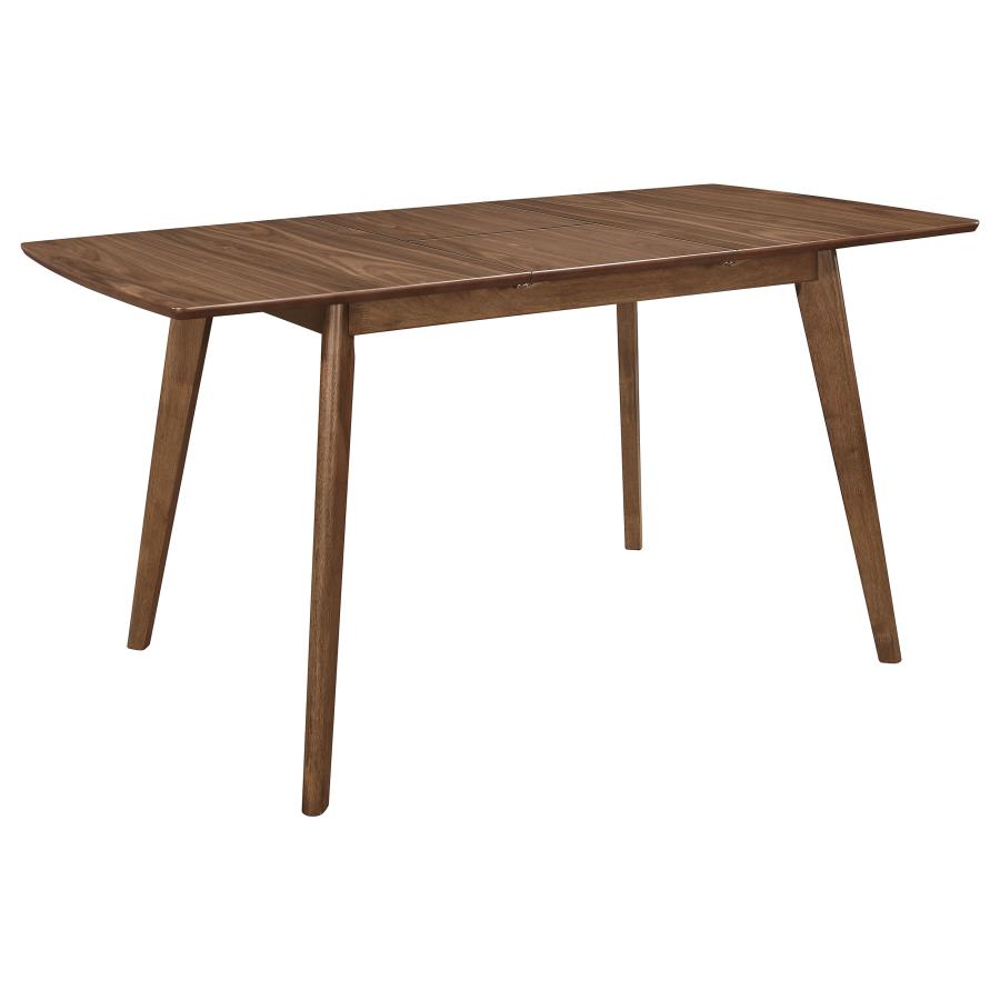 Alfredo 5-piece Butterfly Leaf Dining Set Natural Walnut view 3