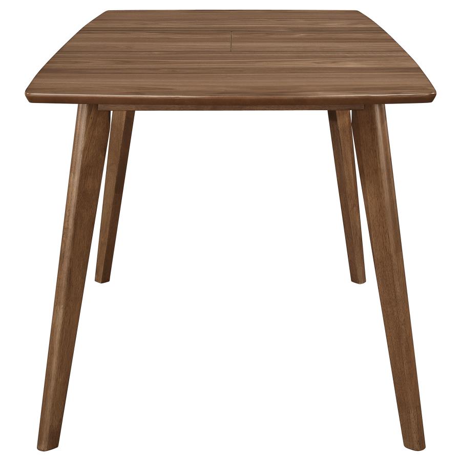 Alfredo 5-piece Butterfly Leaf Dining Set Natural Walnut view 4