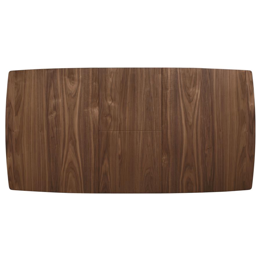 Alfredo 5-piece Butterfly Leaf Dining Set Natural Walnut view 5