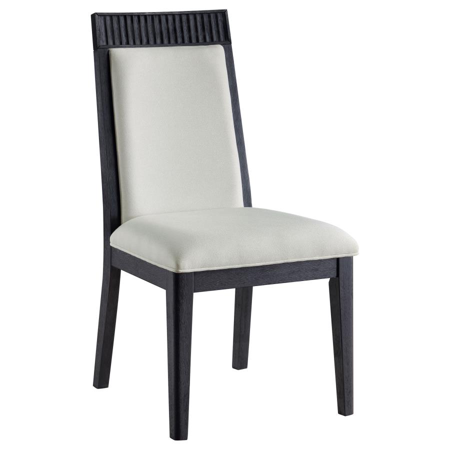 Brookmead Dining Side Chair Ivory and Black (Set of 2) view 3
