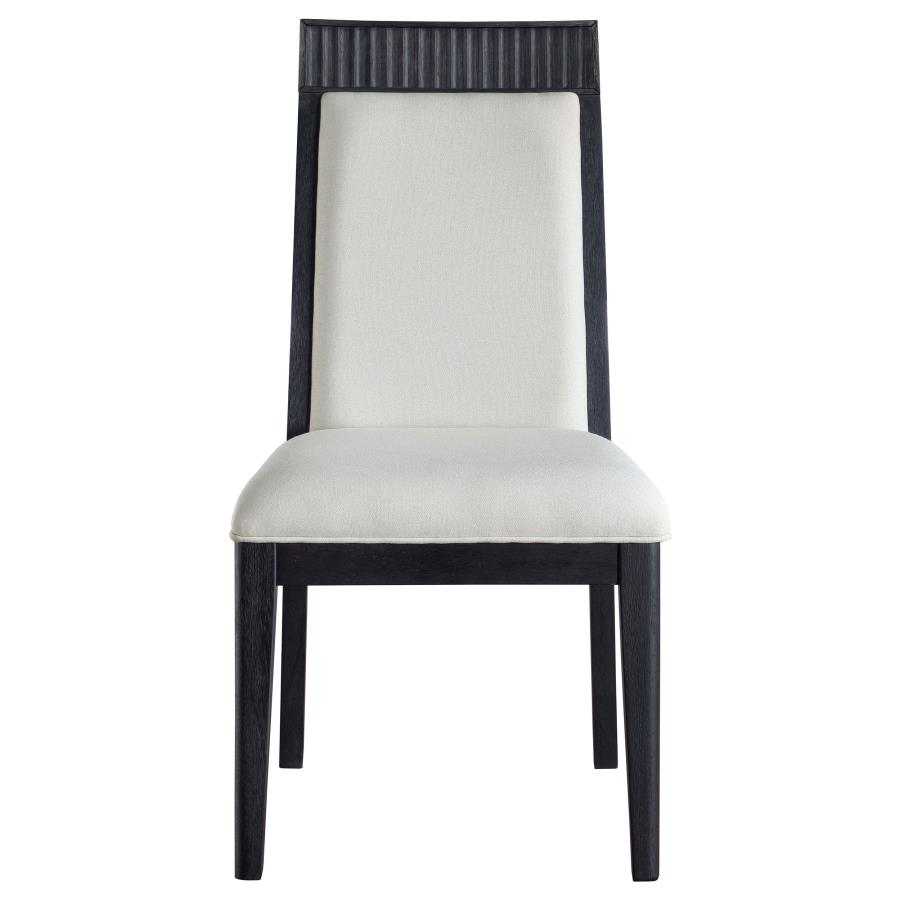 Brookmead Dining Side Chair Ivory and Black (Set of 2) view 4