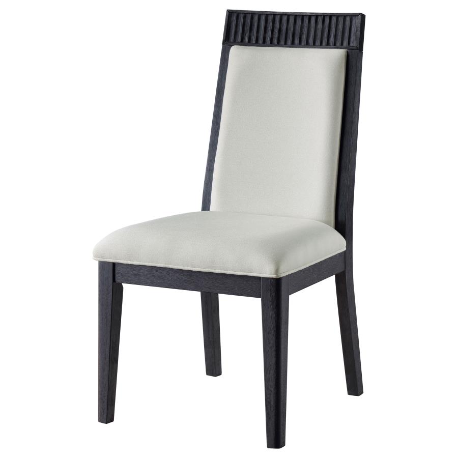 Brookmead Dining Side Chair Ivory and Black (Set of 2) view 5