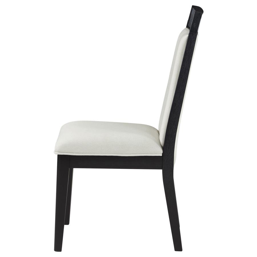 Brookmead Dining Side Chair Ivory and Black (Set of 2) view 6