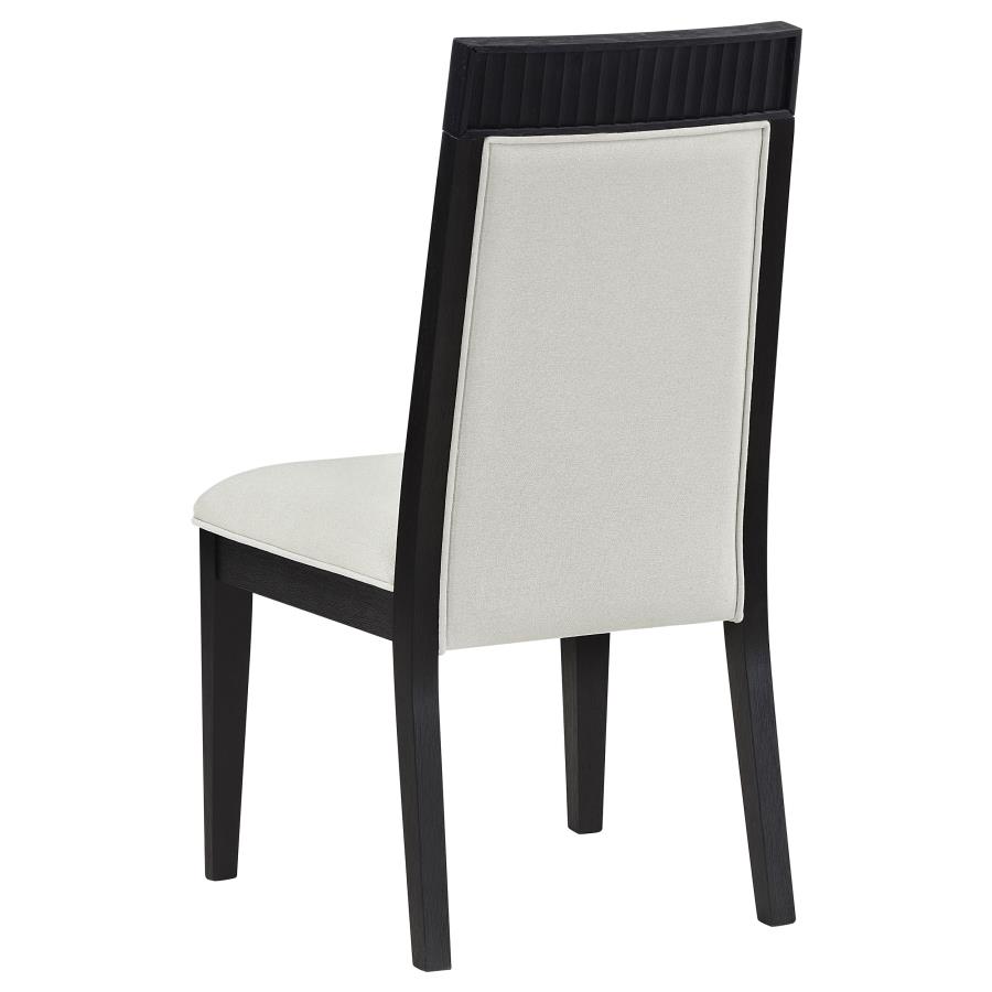 Brookmead Dining Side Chair Ivory and Black (Set of 2) view 7