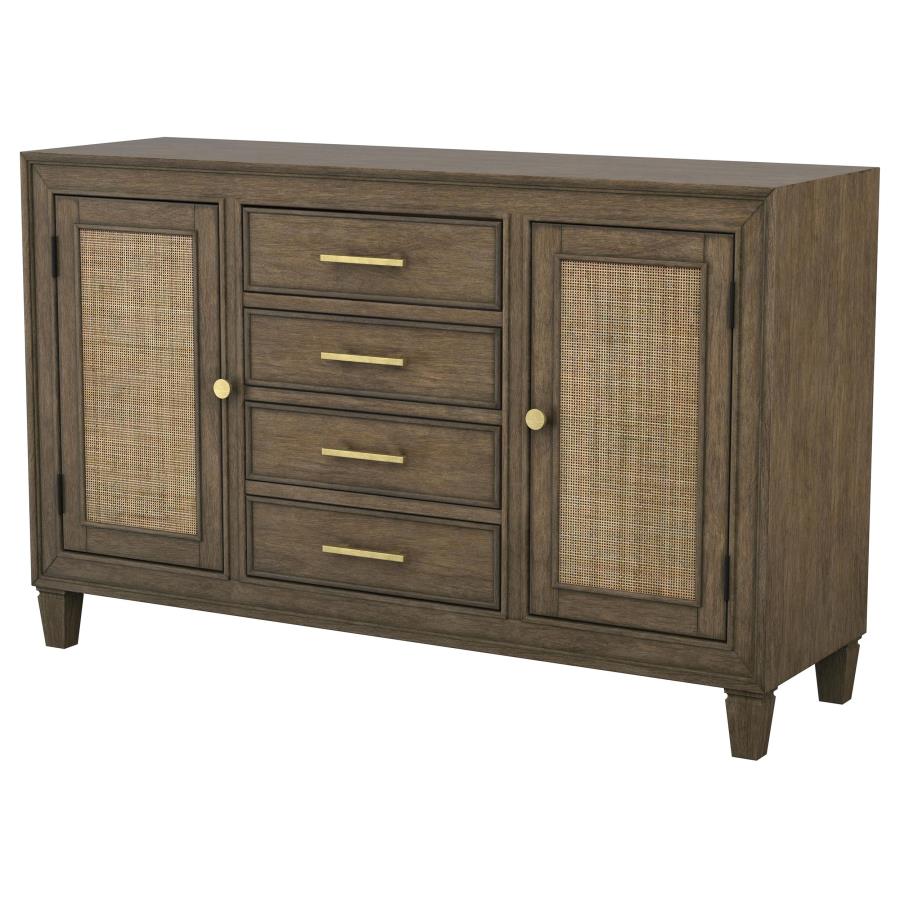Matisse 4-drawer Sideboard Buffet Cabinet Light Brown view 5