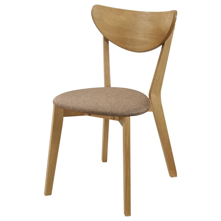 Elowen Wood Dining Side Chair Light Walnut (Set of 2) view 5