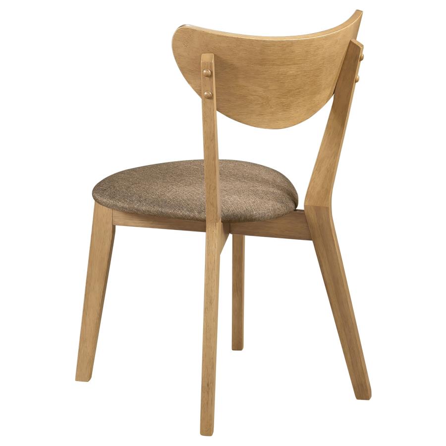 Elowen Wood Dining Side Chair Light Walnut (Set of 2) view 7