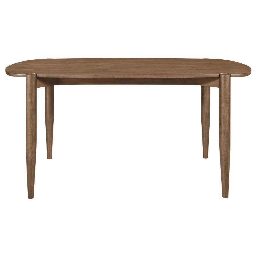 Dortch Oval 63-inch Solid Wood Dining Table Walnut view 3