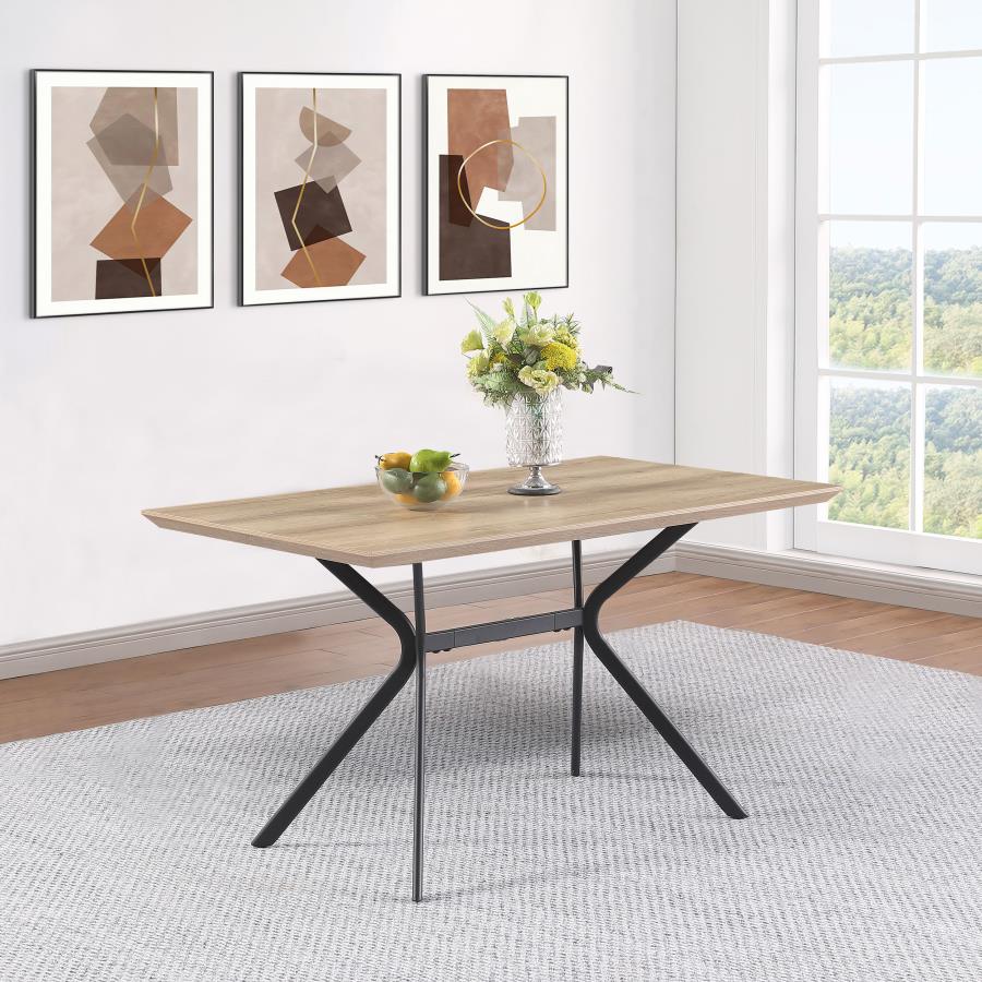Edgecreek 53-inch Composite Wood Dining Table Light Brown view 2