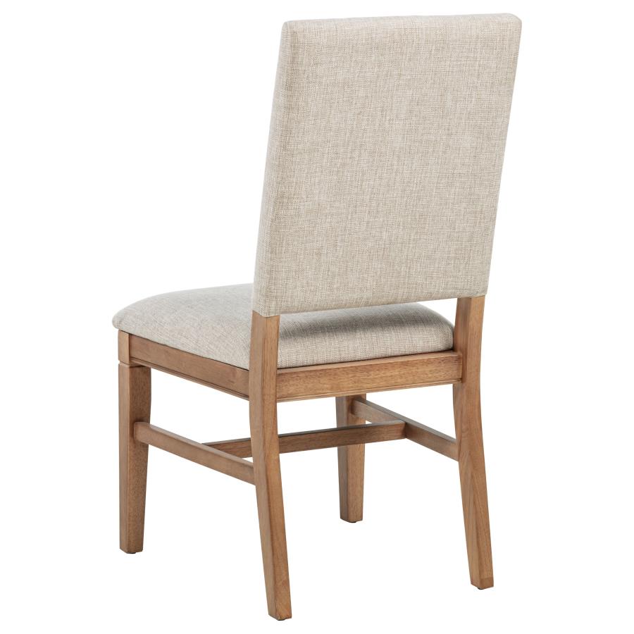 Middleton 7-piece Extension Leaf Dining Set Brown and Beige view 7