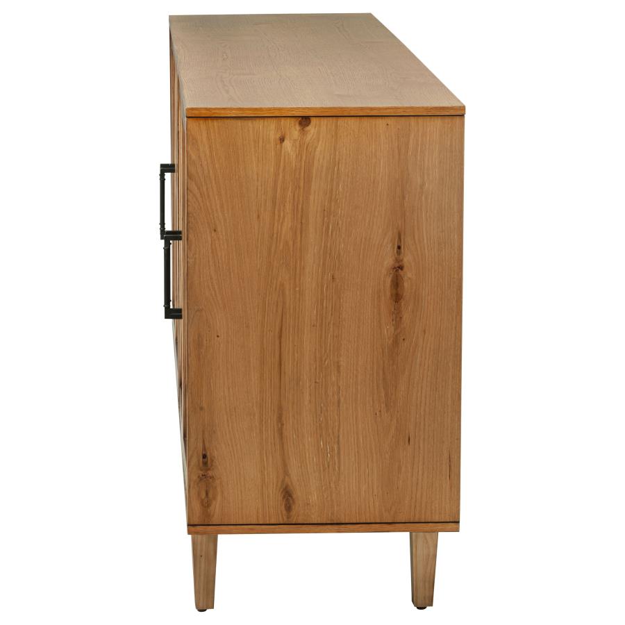 Middleton 4-door Sideboard Server with Dual Drawers Natural view 6