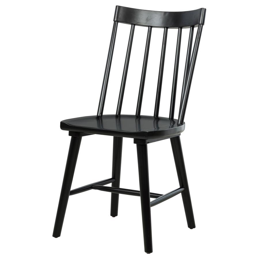 Middleton Solid Wood Dining Side Chair Black (Set of 2) view 5