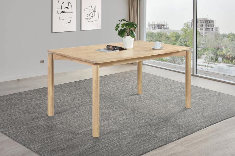 Parkridge 59-inch Rectangular Dining Table White Washed view 2