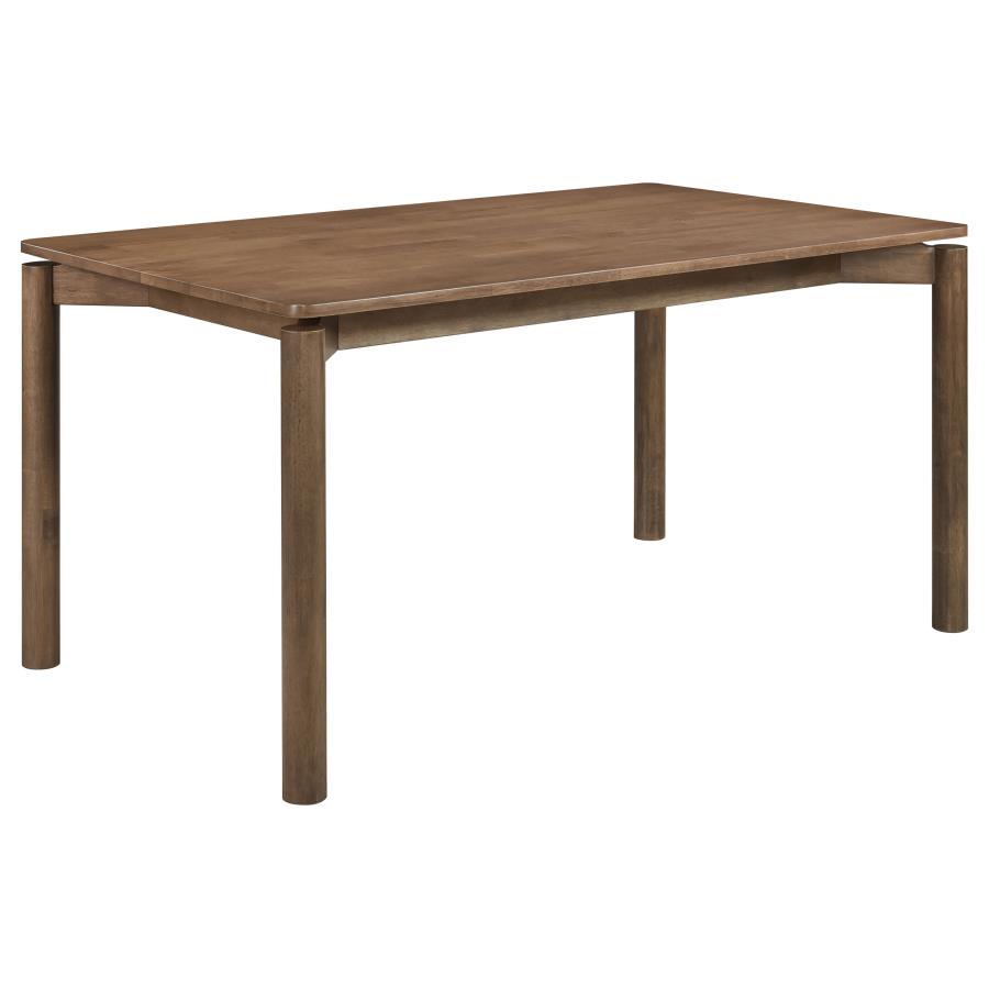 Parkridge 7-piece 59-inch Wood Dining Set Natural Walnut view 3